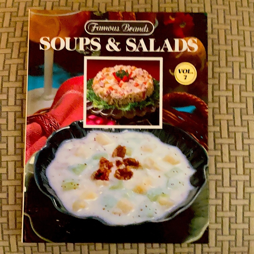 Famous Brands Soups & Salads. Vol.7. Hardback book.
